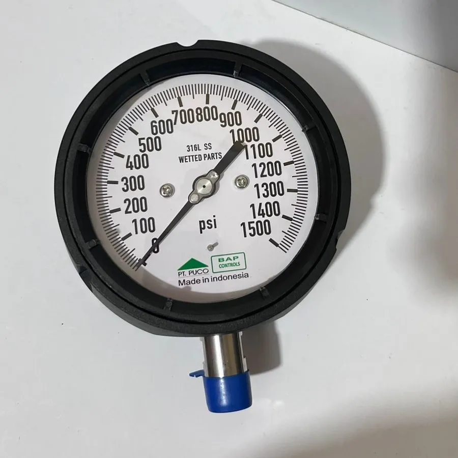 Phenolic Pressure Gauge BAP HB0312-SERIES 0–600 psi